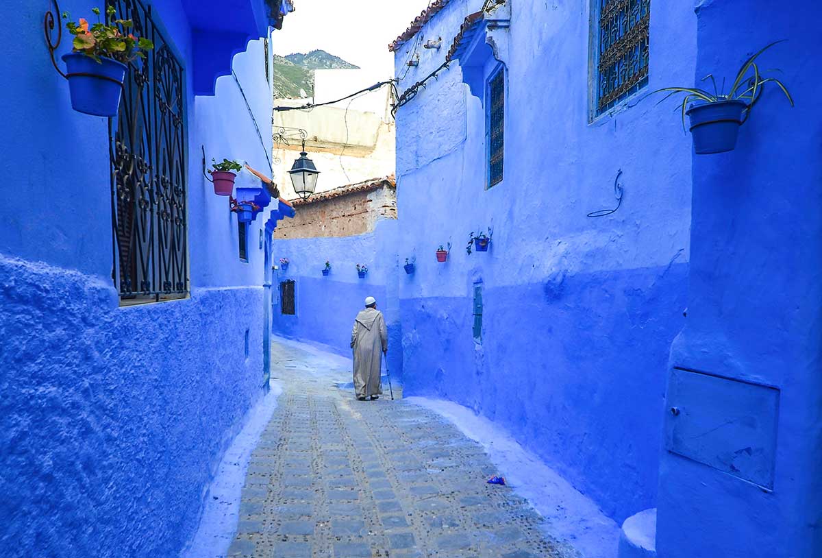 callejuela azul