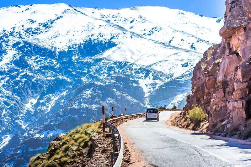 Paisaje alto atlas Marruecos