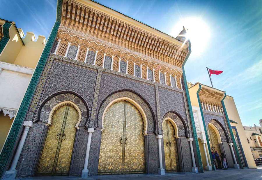 Fez 7 Puerta palacio real de Fez