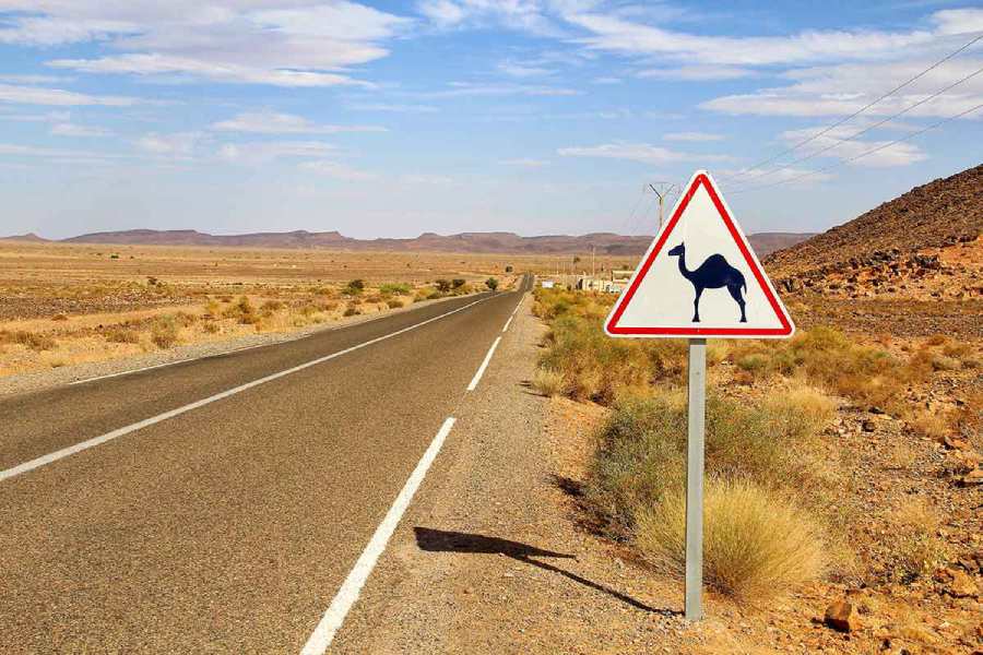 Normas de trafico carretera Marruecos