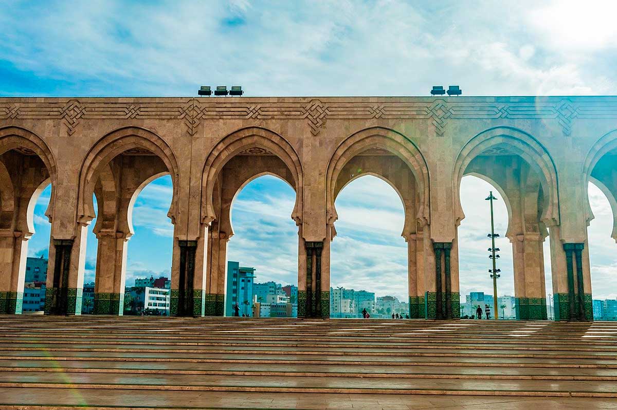 Arcos de la Mezquita de Hassan II