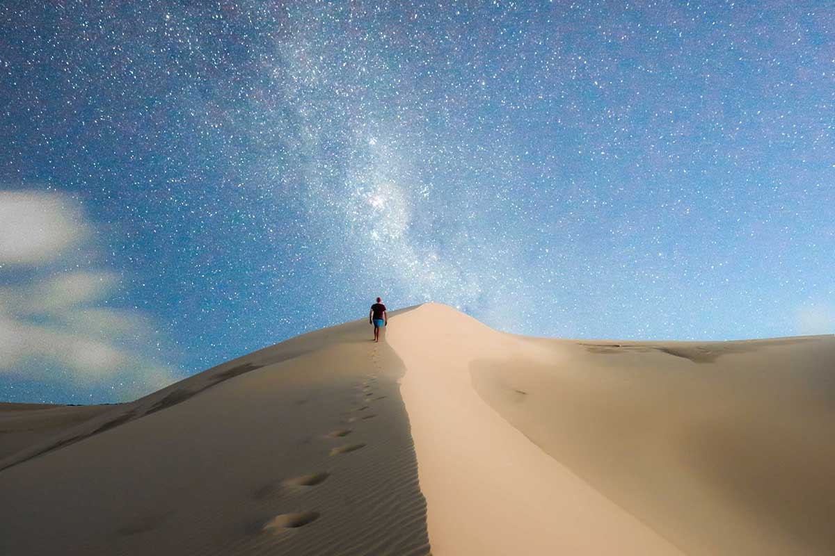 Desierto Marruecos estrellas