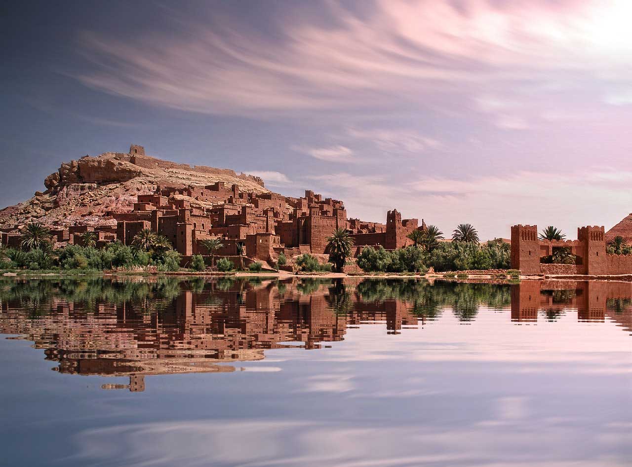 Pueblos bereberes paisajes desierto