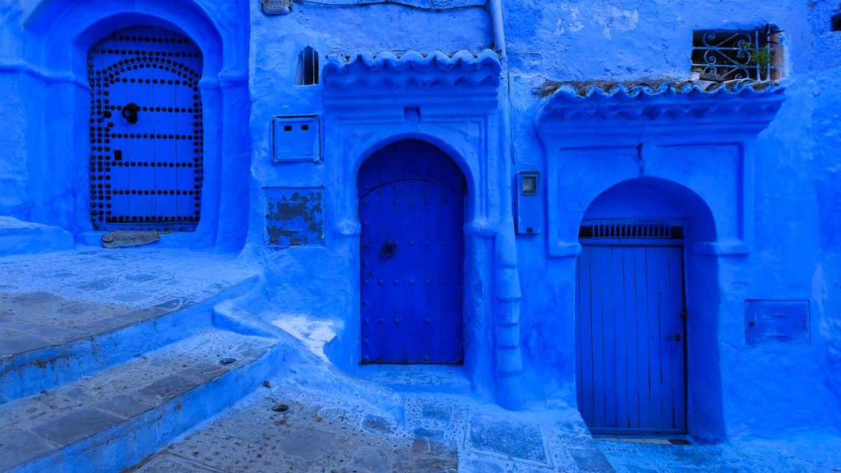 El pueblo azul de Marruecos