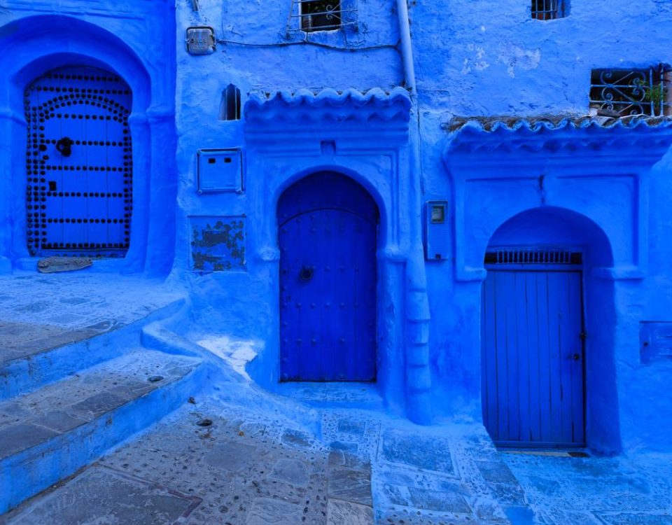 El pueblo azul de Marruecos