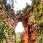 Cascadas y puente de Dios