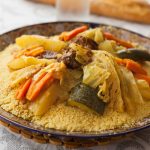 Plato de cous cous marroquí