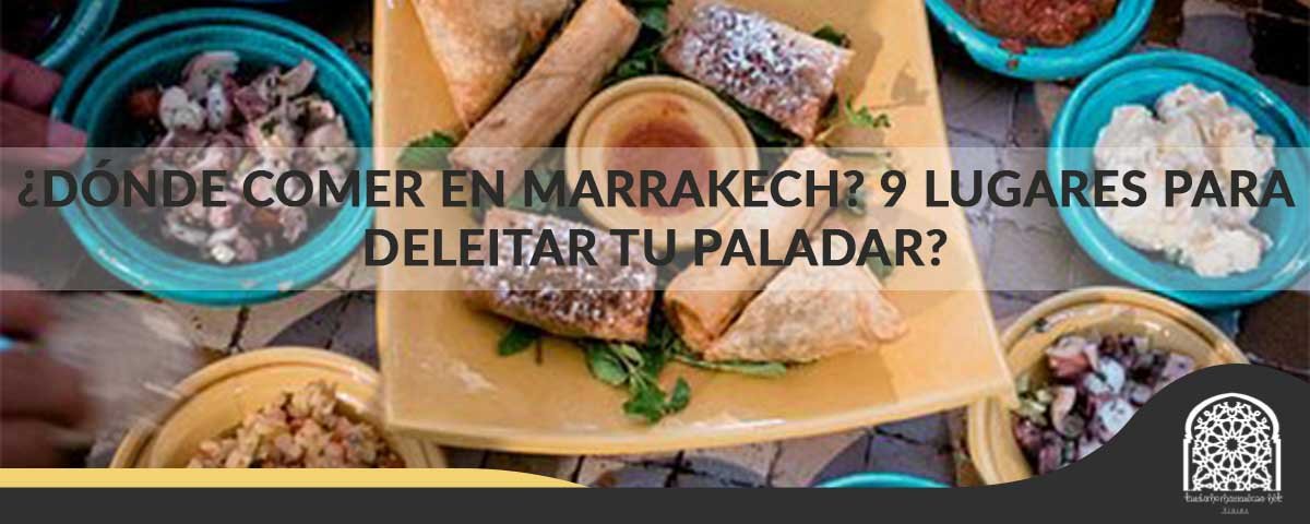 Comer en Marrakech