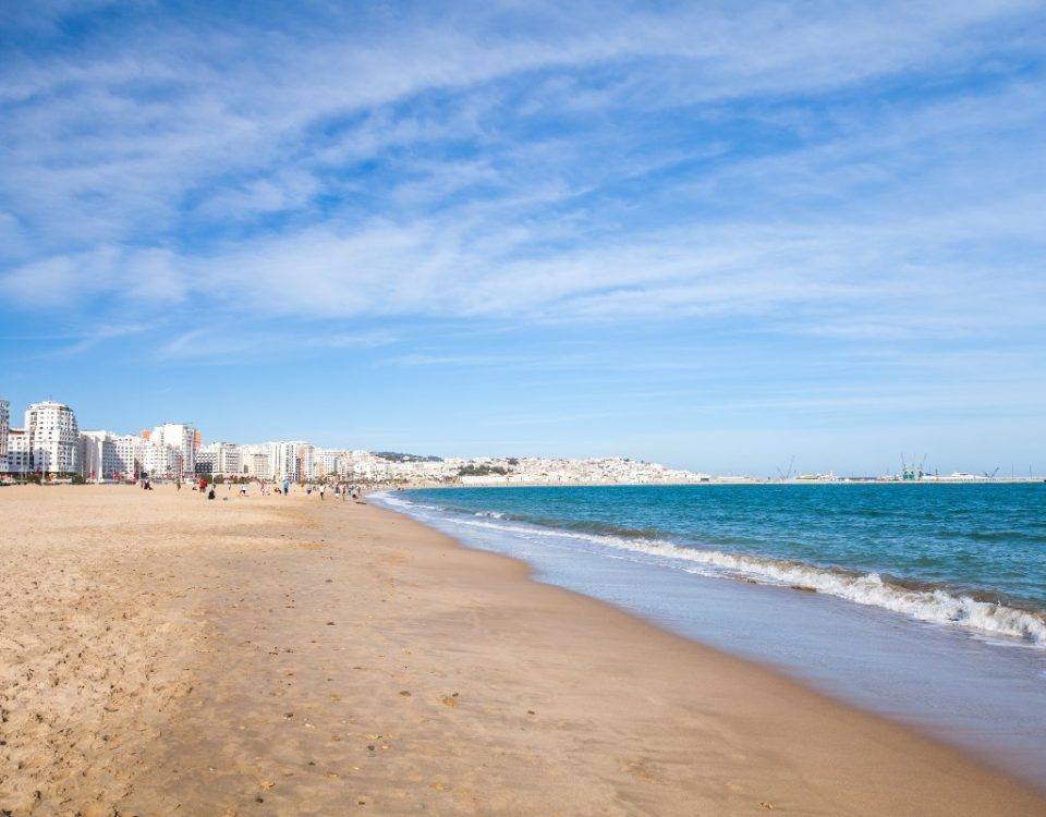 Mar mediterráneo y océano atlántico en Tánger