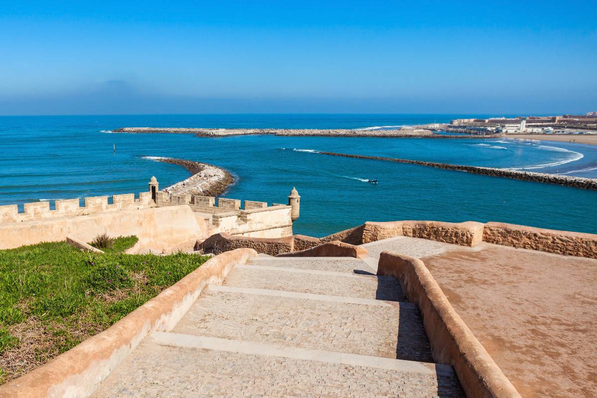 La Kasbah de los Oudayas, una joya en Rabat 6 Vista de la playa de Rabat desde la kasbah