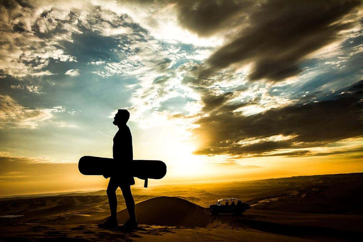 Sandboarding en Marruecos