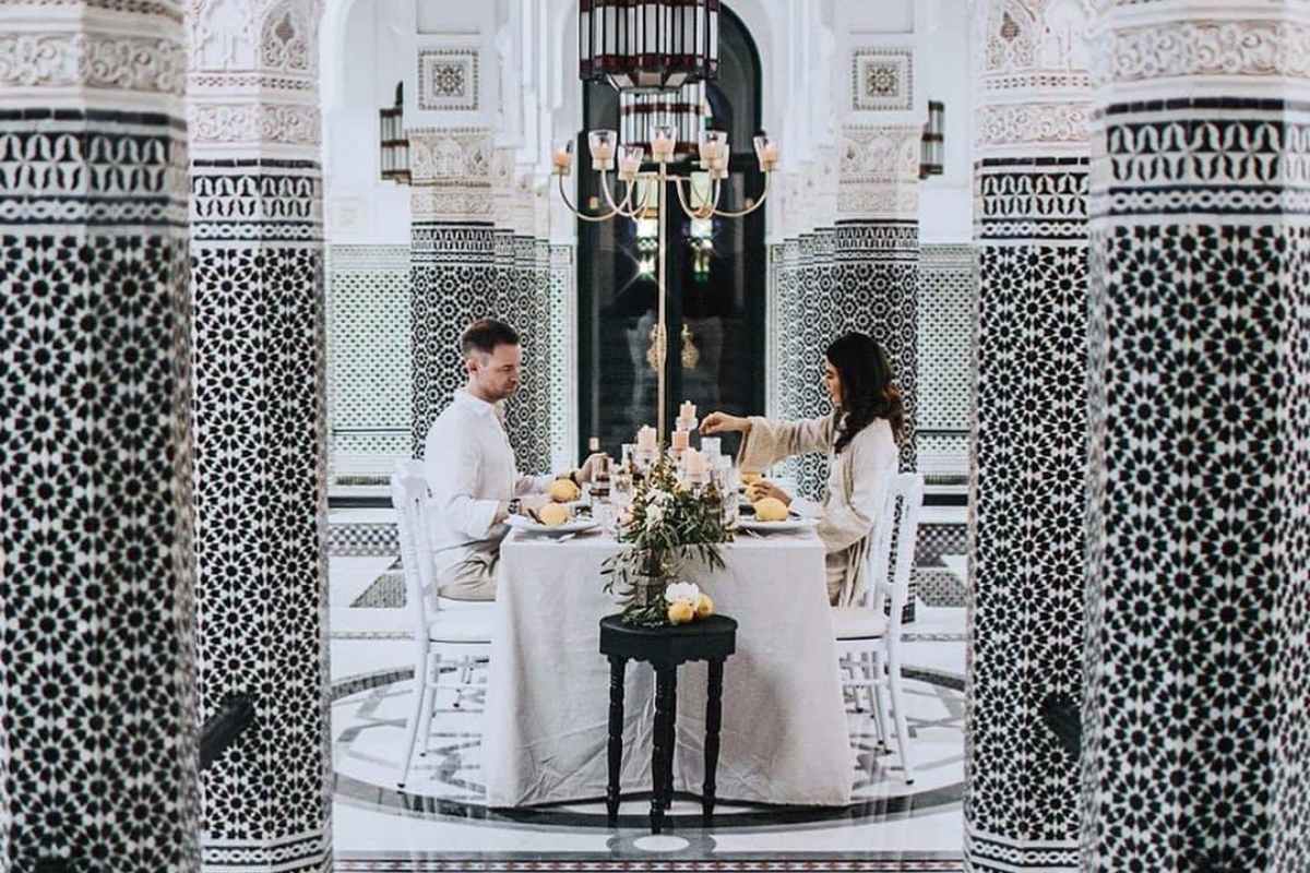 Restaurante de lujo en Marrakech
