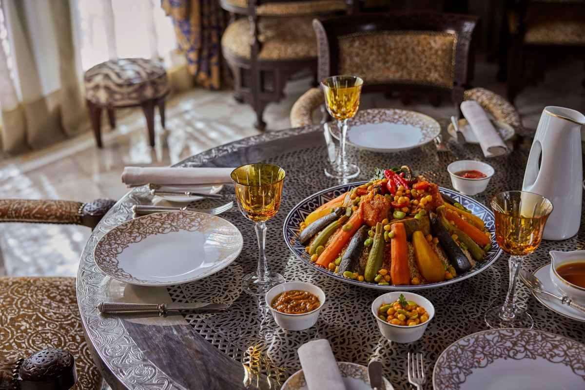 Restaurante del lujo en Marrakech en Royal Mansour