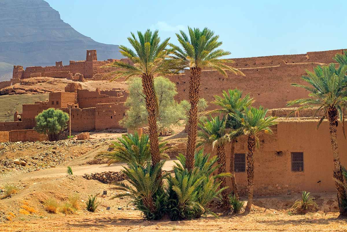 Edifaciones de Adobe en Zagora