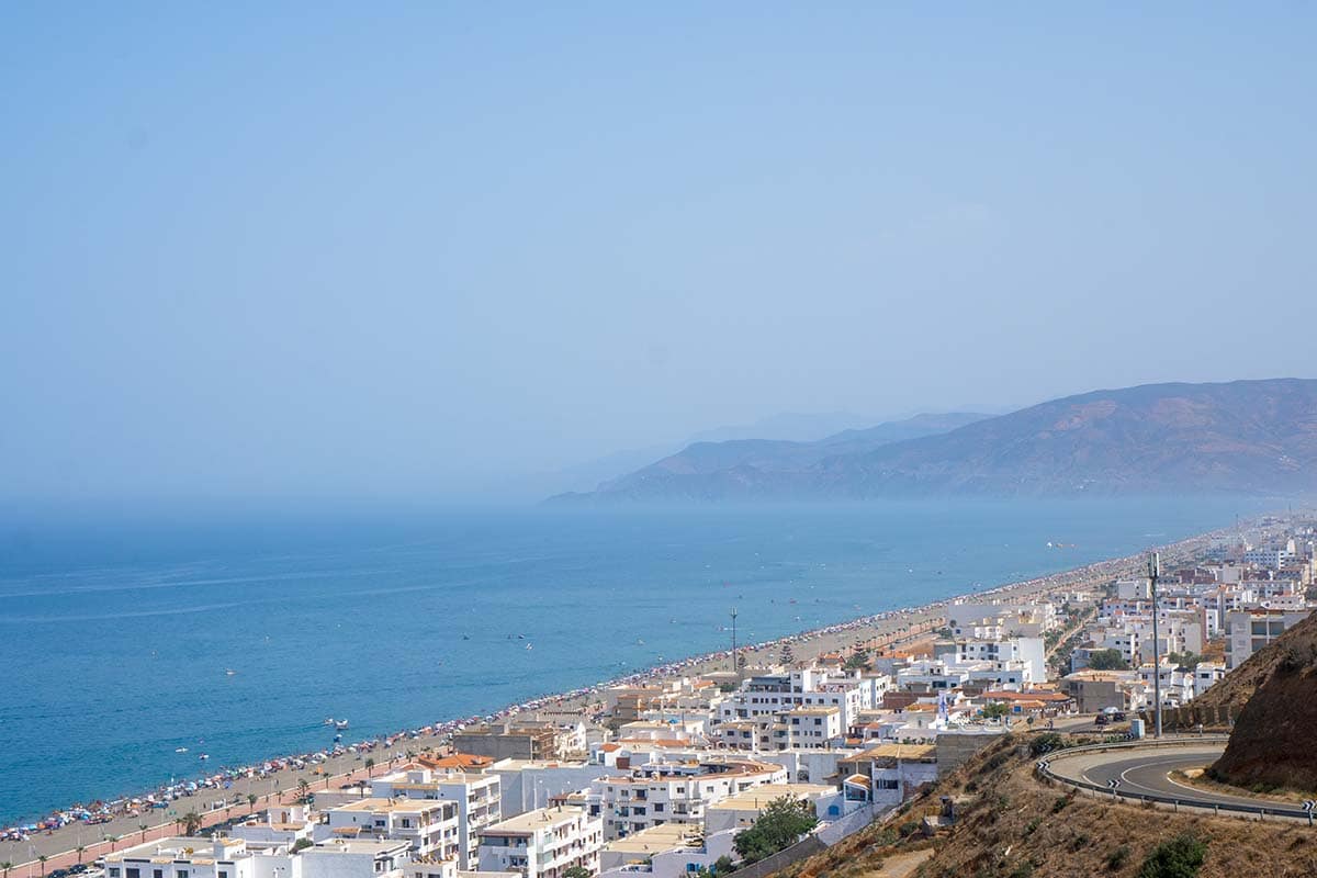 Oued Laou al norte de Marruecos
