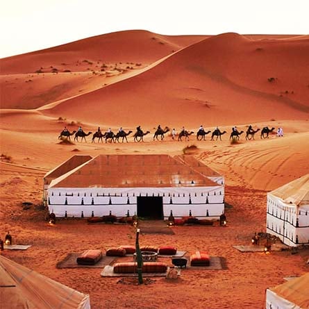 Experiencia jaimas en el desierto de Merzouga