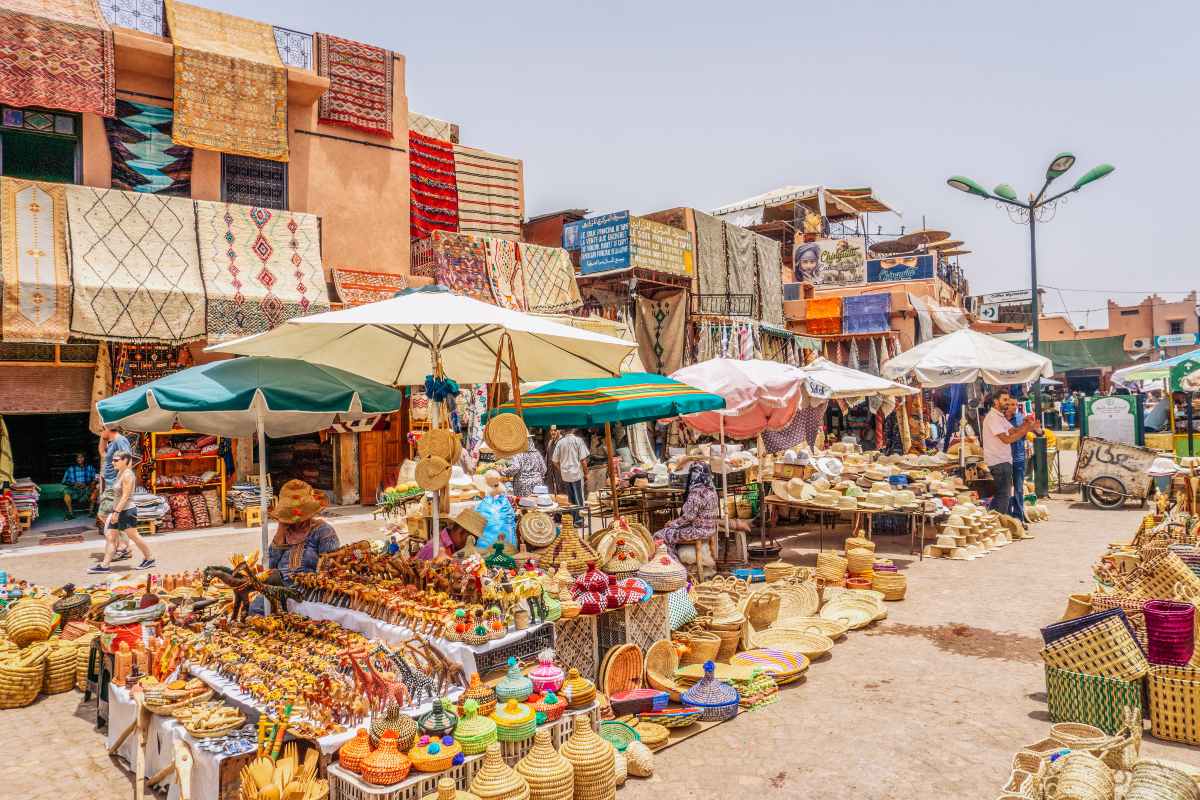 Zoco de las especias en Marrakech