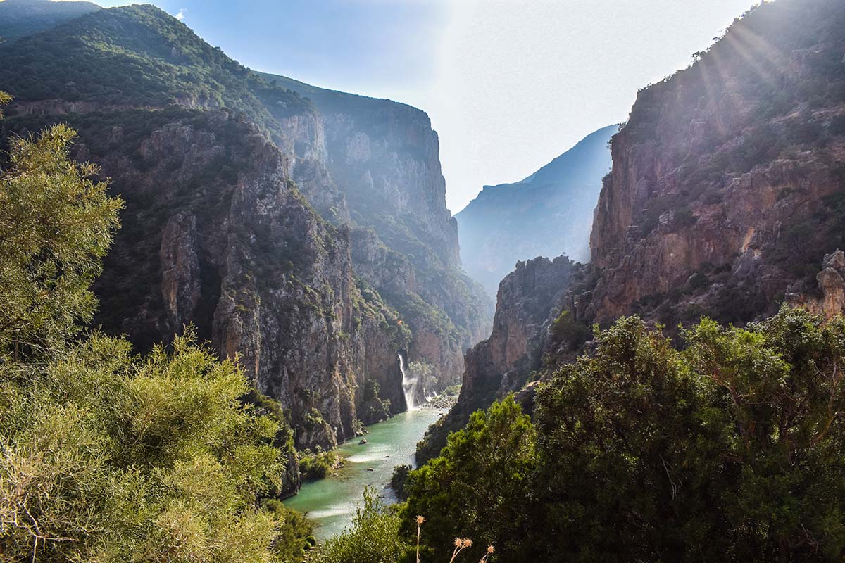 Cordillera del Rif en Marruecos