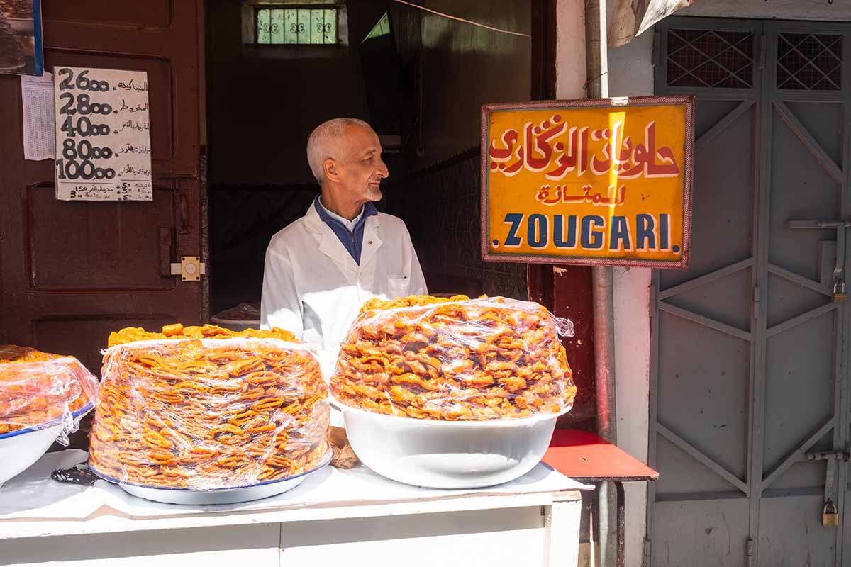Dulces tipicos de ramadan en Marruecos