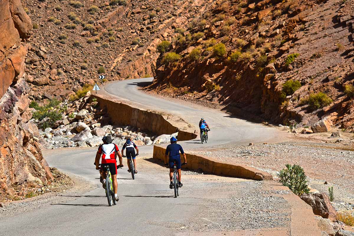Bicicleta por el Atlas de Marruecos