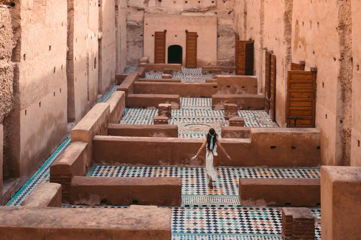 Palacio El Badi, en Marrakech 4 Vista el Palacio de el Badi en Marrakech