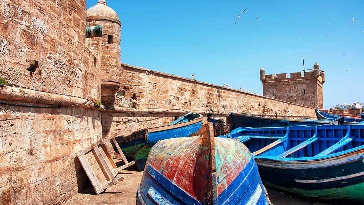 Puerto de pesca en Marruecos