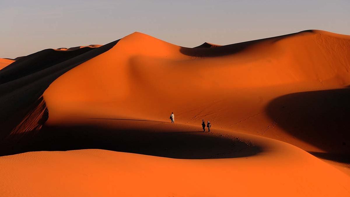 Grandes dunas de Erg Chebbi