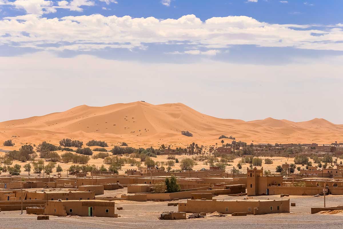 Merzouga y dunas de Erg Chebbi