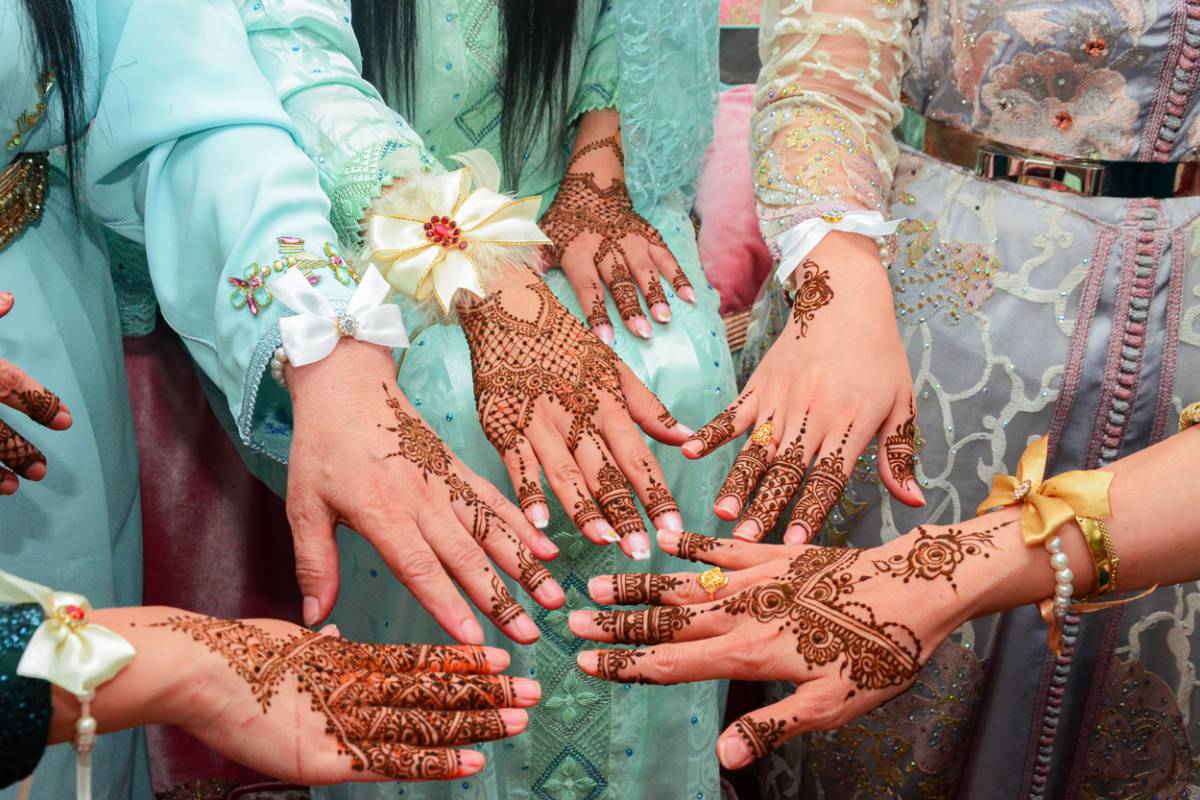 Colores y diseños de los tatuajes de henna