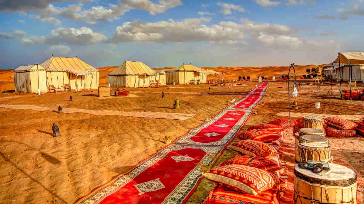 hoteles lujo desierto merzouga