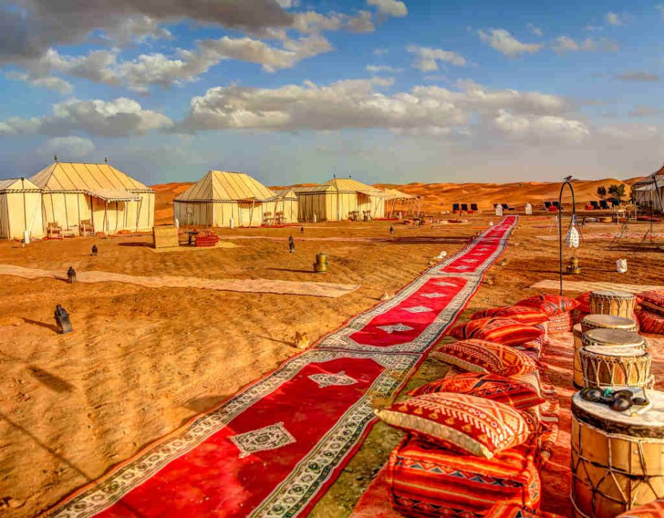 hoteles lujo desierto merzouga