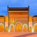 Se puede visitar el Palacio Real de Fez